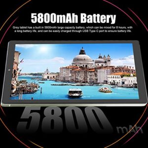 Tablet 10.1 Inch, 11 Smart Tablet Phone, with Dual SIM Card Slot, 5.0 WiFi, 6GB RAM 128GB ROM, Octa Core CPU, Dual Camera, 5800mAh Battery