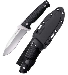 cold steel 5' razortek / 5' blade / 3mm thick / 4116ss steel w/satin finish/black gfn handle/secure-ex™ sheath