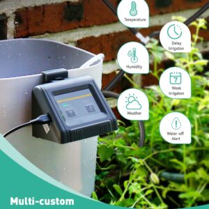 RAINTPOINT Automatic Watering System, Plant Self Watering System Automatic Drip Irrigation Kit with Pump, Indoor Irrigation System for Potted Plants, APP & Voice Remote Control (2023 Release, V2)