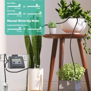 RAINTPOINT Automatic Watering System, Plant Self Watering System Automatic Drip Irrigation Kit with Pump, Indoor Irrigation System for Potted Plants, APP & Voice Remote Control (2023 Release, V2)