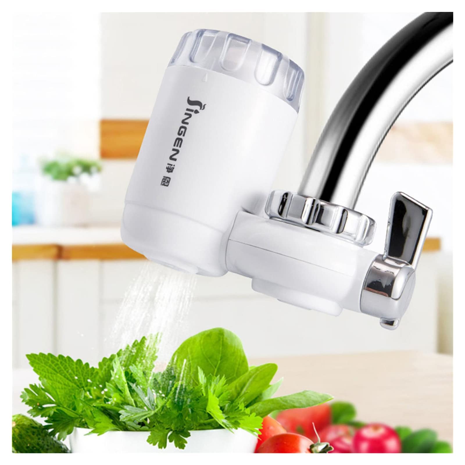 Faucet Water Purifier Household Pre-Filter Tap Water Filter Water Purifier to Reduce Impurities Effective Purification System for Home