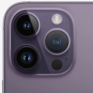 Apple iPhone 14 Pro, 512GB, Deep Purple - Unlocked (Renewed)