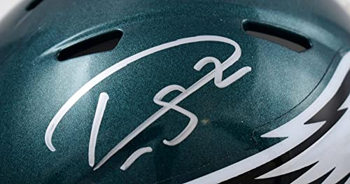 Darius Slay Autographed Philadelphia Eagles Speed Mini Helmet - Beckett W Hologram Silver