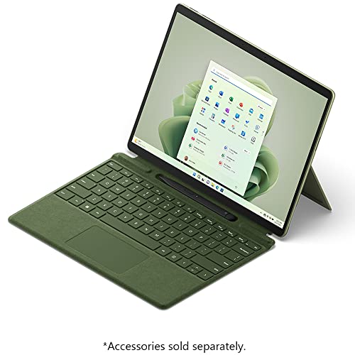 Microsoft QIL-00052 Surface Pro 9 13" Touch Tablet, Intel i7, 16GB/256GB, Forest Bundle Surface Dock 2 and 1 YR CPS Enhanced Protection Pack