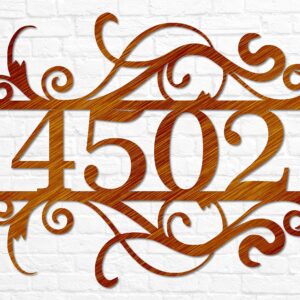 House Number Sign | Metal Address Sign | Address Plaque | Home Number Sign | Custom Address Decor | House Warming Gift | Front Door Sign