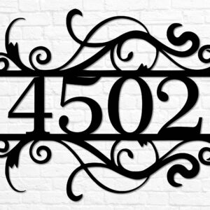 House Number Sign | Metal Address Sign | Address Plaque | Home Number Sign | Custom Address Decor | House Warming Gift | Front Door Sign