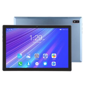 pc gaming tablet, 10 inch tablet, octa core processor dual cameras 6gb 128gb 2.4g 5g for 11 ips hd touchscreen blue tablet work, study, writing, painting