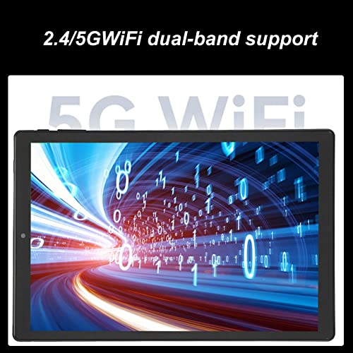 Tablet 10.1 Inch Android11, 2.4 5G WiFi Dual SIM Card Tablet, Support Phone Call, IPS 2560x1600, 6GB 128GB Octa Core Processor, 5000mAh Battery