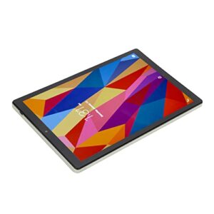 qinlorgo green tablet, 10.1 inch tablet dual sim dual standby 1920x1200 ips 100‑240v dual camera 6gb ram 128gb rom for reading (us plug)
