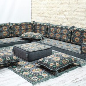 Arabic Floor Sofa Set, Arabic Floor Seating, Arabic Floor Sofa, Arabic Majlis, Arabic Couches, Jalsa, Floor Seating Sofa (With STANDARD FOAM)