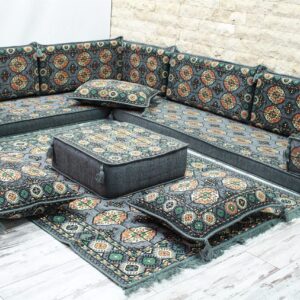 Arabic Floor Sofa Set, Arabic Floor Seating, Arabic Floor Sofa, Arabic Majlis, Arabic Couches, Jalsa, Floor Seating Sofa (With STANDARD FOAM)