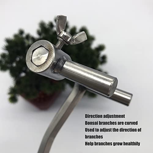 Qinlorgo Bonsai Bender, Stainless Steel Professional Rust Resistant High Bonsai Branch Bender Tool with Comfortable Handle for Garden ()