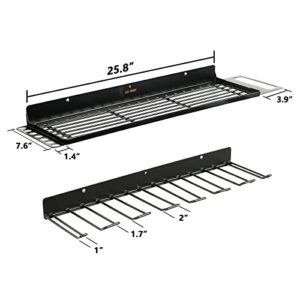 UU-Major Power Tool Organizer for Garage Organization,Drill Holder Wall Mount for Tool Stoarge,Tool Organizers and Garage Storage Shelves for Charging.Heavy Duty With 7 Holders…