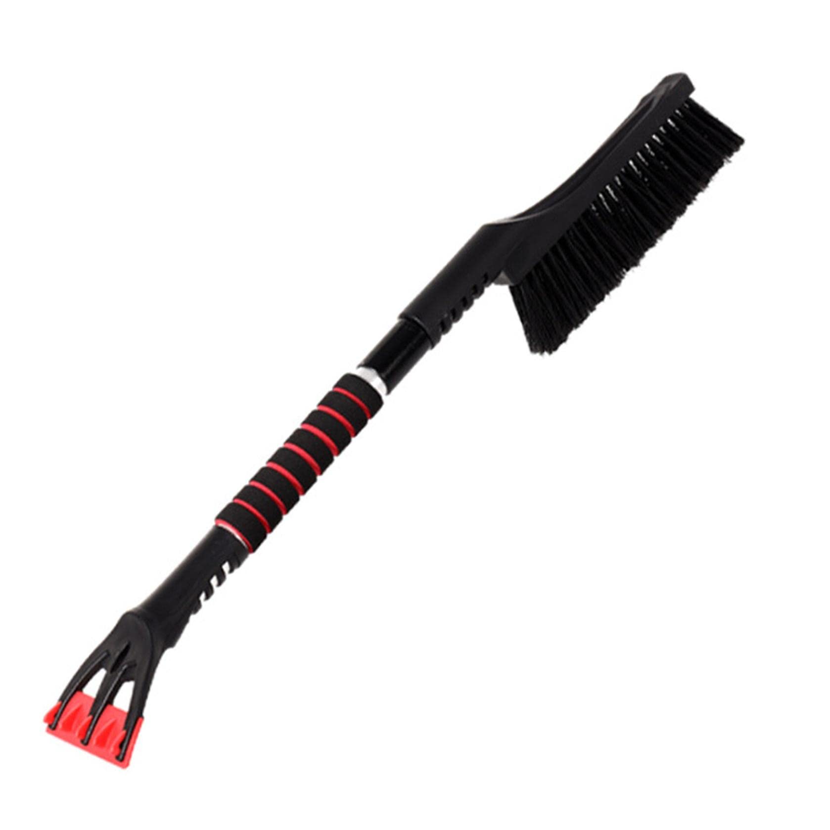 Snow Brush for Car,Snow Shovel Winter Telescopic,Auto Parts Multifunctional Snow Shovel Long Pole Deicing and Sweeping Tool (Black)