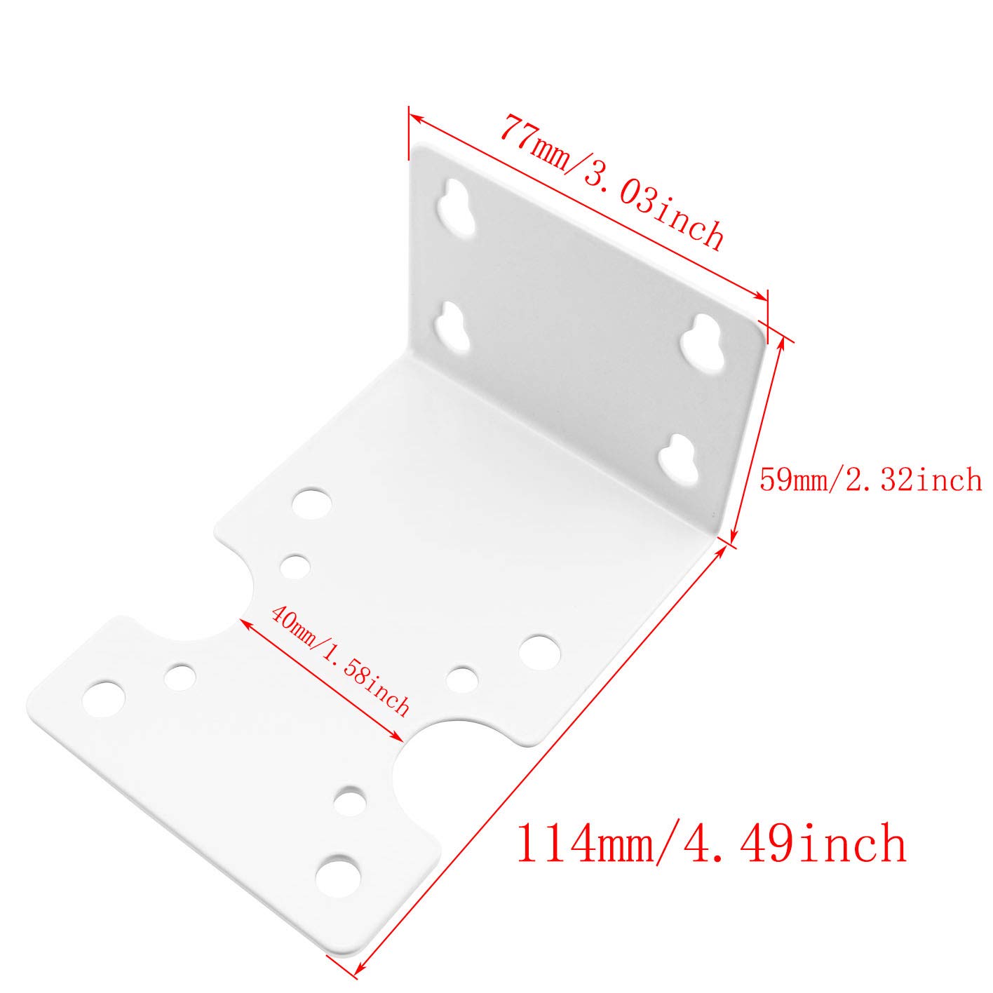 TAODAN Housing Mounting Metal Bracket for Big Blue Water Filter Housing(10-Inch and 20-Inch)