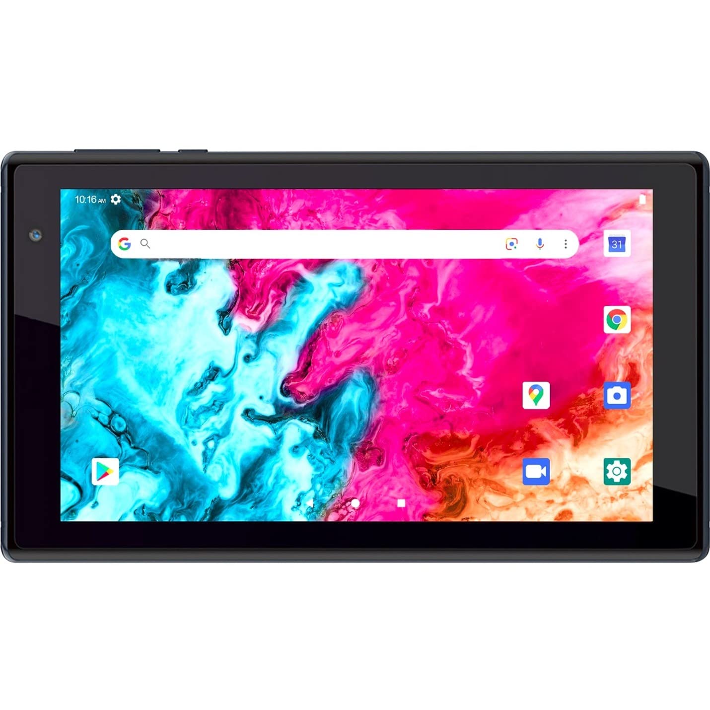 Supersonic SC-2107 Tablet - 7" - Cortex A7 Quad-core (4 Core) - 1 GB RAM - 16 GB Storage - Android 10, 4.3" x 7.4" x 0.4"