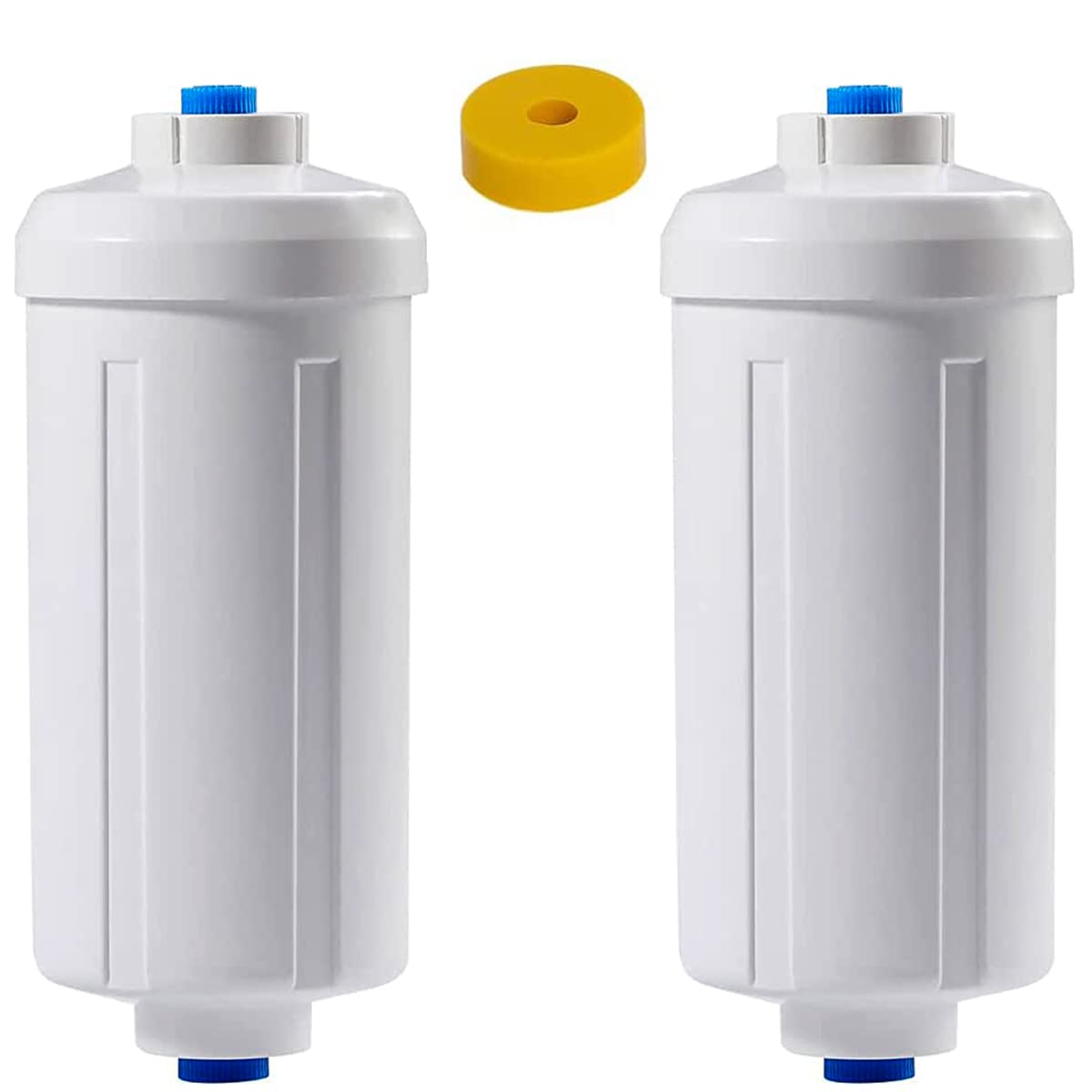 Huining 2PCS Fluoride And Arsenic Water Filters For Water Purification System Fluoride Water Filter Replacement Water Bucket Water Filtration System Gravity Water Filter Travel fluoride filter