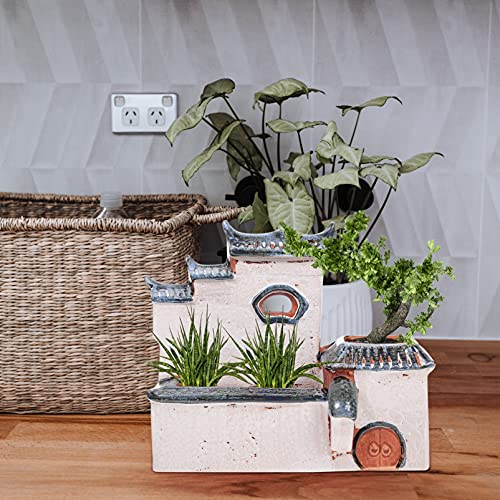 YARNOW Flowerpot Ceramic Pots Planters for Indoor Plants Plant Pot Planter Cute Flower Pots Ceramic House Planter Pots for Indoor Plants Bonsai Succulent Pot Ceramics Household