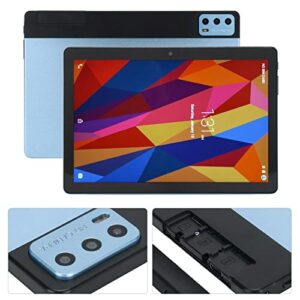 10.1in Tablet, 5800mAh Rechargeable HD Tablet 1920x1200 Blue 100 to 240V for Online Video (US Plug)