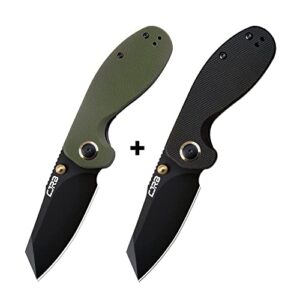 cjrb maileah green bundled with black great edc knife companion