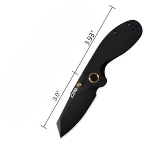 CJRB Maileah Green Bundled with Black Great Edc Knife Companion