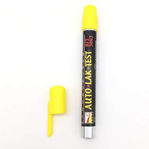 Paint Thickness Tester, Car Body Damage Detector Crash Check Car Coating Film Water Resistant Paint Thickness Meter Magnetic Tip(As Shown)