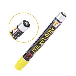 Paint Thickness Tester, Car Body Damage Detector Crash Check Car Coating Film Water Resistant Paint Thickness Meter Magnetic Tip(As Shown)