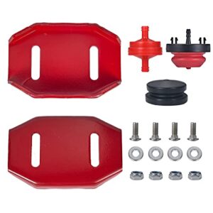 106-4588-01 snow blower skid shoes 2 pack with mounting hardware kit for for toro power max 826 828 926 928 1028 1128 37770 37771 37772 for ariens universal 2 stage snow thrower 02483859 24599