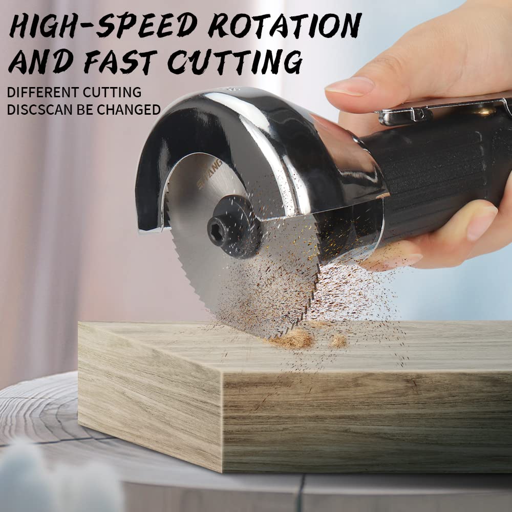 SI FANG 10Pcs 3 Inch Flap Disc Abrasive Grinding Wheels 60 Grit and 2Pcs 3 Inch x 3/8inx 72T HSS Circular Saw Blade, for Mini Angle Grinder Cordless Die Grinder