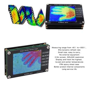 Thermal Imaging Camera, 40℃ to +300℃, 8Hz, Digital Handheld Thermal Imaging Devices, with 2.8in LCD Screen, 320 X 240, Multifunctional Infrared Camera, Built in Memory, 600mAh