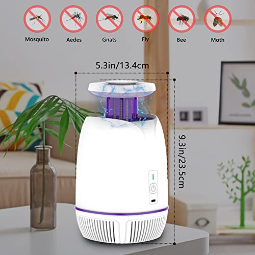 Bug Zapper Indoor Electric, Mosquito Zapper Repellent with UV Light Attractant, Fly Zapper, Mosquito Killer Outdoor, Insect Fly Trap for Home Bedroom Backyard Patio