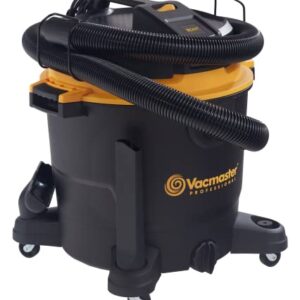 Vacmaster Professional - Professional Wet/Dry Vac, 16 Gallon, Beast Series, 6.5 HP 2-1/2" Hose (VJH1612PF0201), Black & Standard Cartridge Filter & Retainer for Use with 5 to 16 Gallon Wet/Dry Vacs