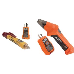klein tools ncvt2pkit non-contact voltage tester bundle with circuit breaker finder