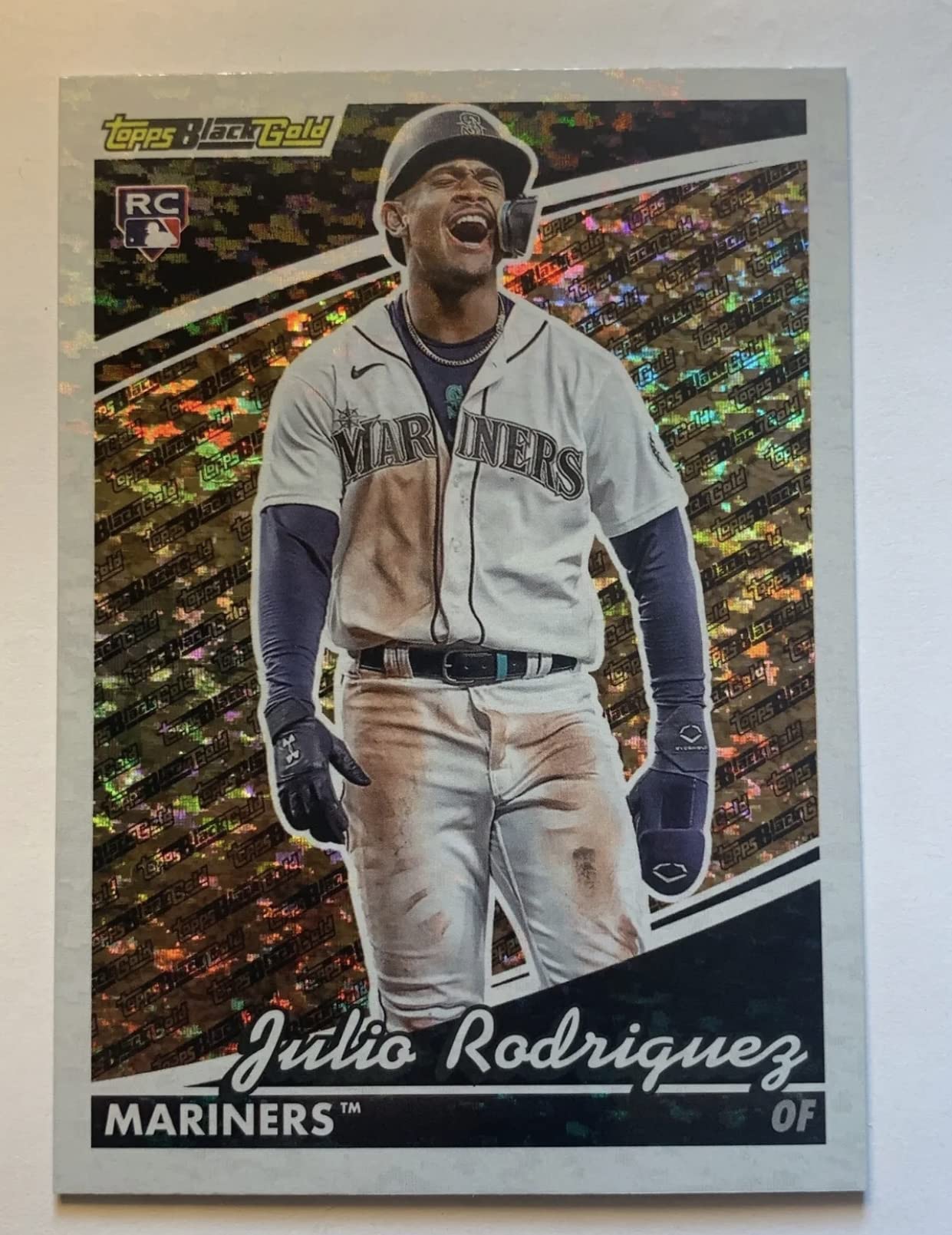 2022 Topps Update JULIO RODRIGUEZ Topps BLACK GOLD Rookie RC #BG-12 Mariners