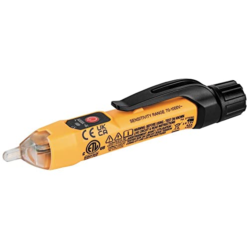 Klein Tools NCVT1XTKIT Non-Contact Voltage Detector Pen and GFCI Outlet Premium Test Kit, 70V to 1000V AC, Detects Common Wiring Problems