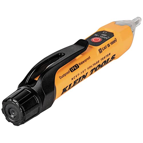 Klein Tools NCVT1XTKIT Non-Contact Voltage Detector Pen and GFCI Outlet Premium Test Kit, 70V to 1000V AC, Detects Common Wiring Problems