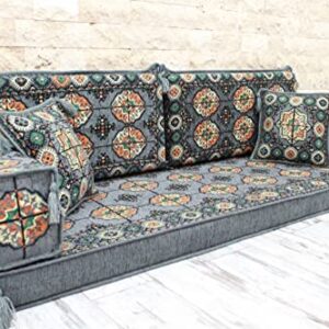 Arabic Majlis Sofa, Arabic Floor Seating, Floor Seating Sofa, Arabic Couches (With STANDARD FOAM)