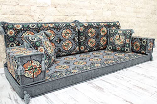 Arabic Majlis Sofa, Arabic Floor Seating, Floor Seating Sofa, Arabic Couches (With STANDARD FOAM)