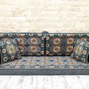 Arabic Majlis Sofa, Arabic Floor Seating, Floor Seating Sofa, Arabic Couches (With STANDARD FOAM)