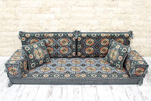 Arabic Majlis Sofa, Arabic Floor Seating, Floor Seating Sofa, Arabic Couches (With STANDARD FOAM)