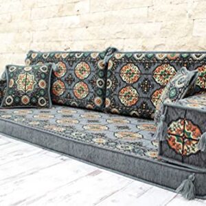 Arabic Majlis Sofa, Arabic Floor Seating, Floor Seating Sofa, Arabic Couches (With STANDARD FOAM)