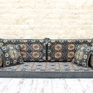 Arabic Majlis Sofa, Arabic Floor Seating, Floor Seating Sofa, Arabic Couches (With STANDARD FOAM)