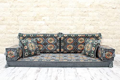 Arabic Majlis Sofa, Arabic Floor Seating, Floor Seating Sofa, Arabic Couches (With STANDARD FOAM)