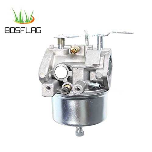 BOSFLAG 632334 Carburetor Replaces Tecumseh 632110, 632111, 632370, 632536, 640105, 632334A, 632370A, John Deere AM108405, AM100246 for Tecumseh HM100, HM80, HM70, OH358SA, OHSK110, HSSK50 Engines