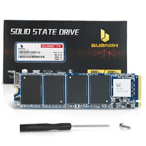 buaniih ssd 1tb pcle 3.0x4, nvme m.2 2280, internal solid state drive,storage and memory expansion for gaming,speeds of up-to 3400mb/s