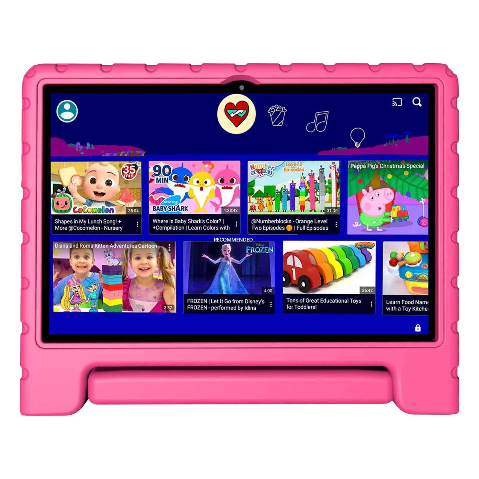 VNEIMQN Kids Tablet, 10.1" Android 12 Go Toddler Tablet for Kids, 32GB 12 Hours Battery WiFi Children Learning Tablet, 10 Inch 1280 * 800 HD IPS, Kidoz Parental Control