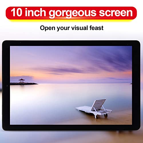 Kids Tablet, 10in LED Screen IPS HD Display Tablet 32G Memory Large Capacity 8 Core Processor 5G WiFi Dual Band Toddler Tablet for Video US Plug 100 to 240V (US Plug)