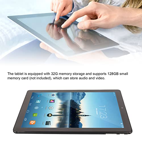 Kids Tablet, 10in LED Screen IPS HD Display Tablet 32G Memory Large Capacity 8 Core Processor 5G WiFi Dual Band Toddler Tablet for Video US Plug 100 to 240V (US Plug)