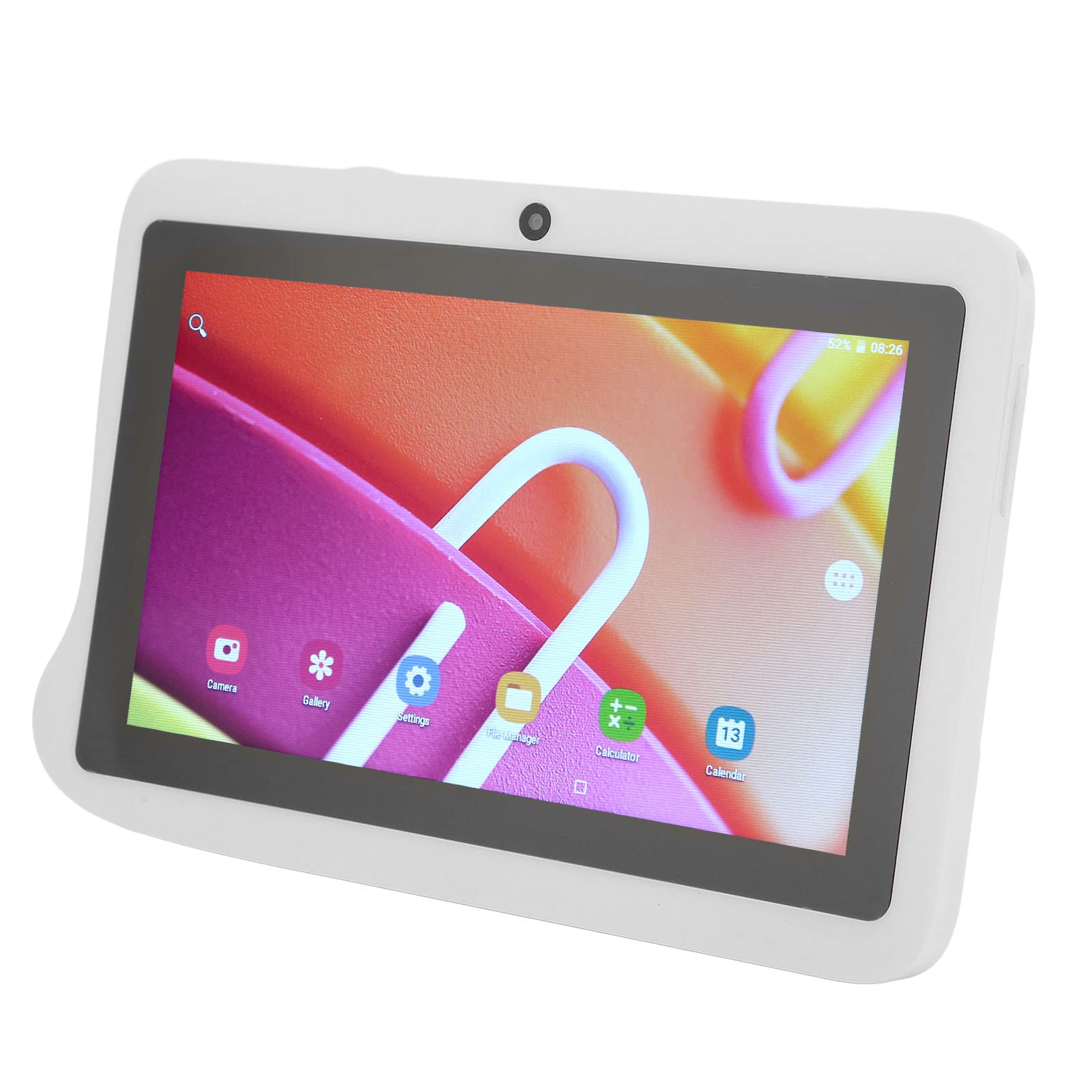 Zopsc 7in Kids Tablet for 10.0 2.4G/5G Dual Screen WiFi Smart Tablet 4GB 32GB MT6592 Octa Core 5000mAh 1960 1080 500W 800W. (White)