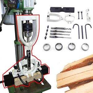 woodworking bench mortiser bench drill locator set square hole chisel drilling machine location tool tenon joint mortising attachment for drill press